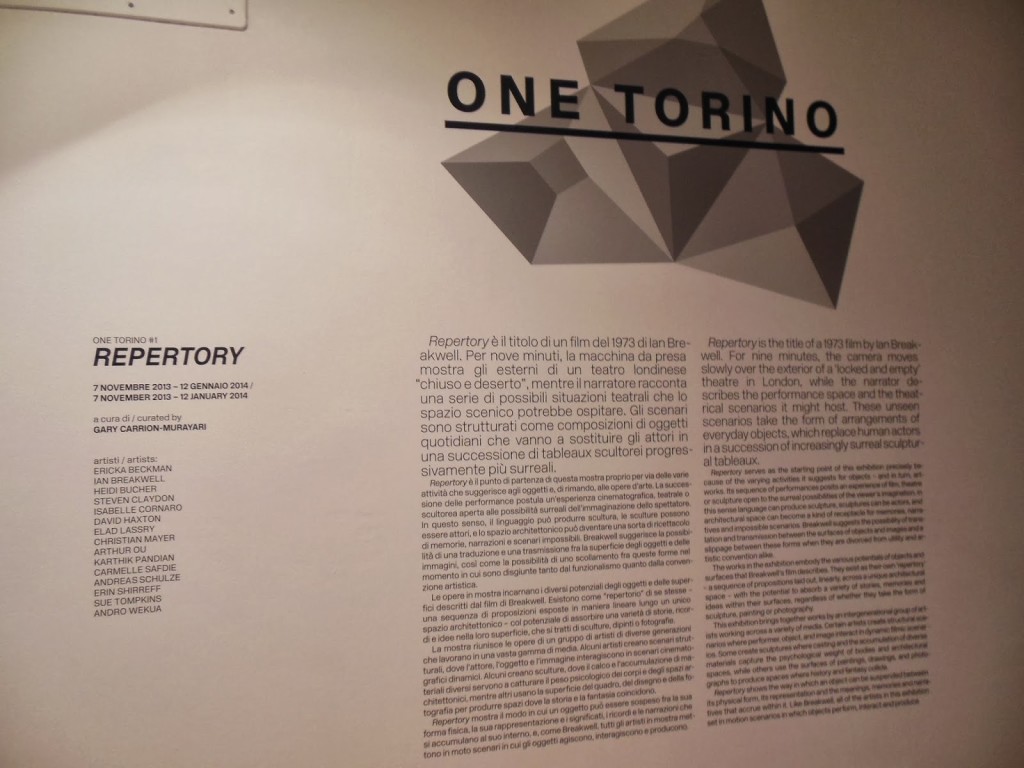 One Torino, Palazzo Cavour, Turin, Repertory,  (2)