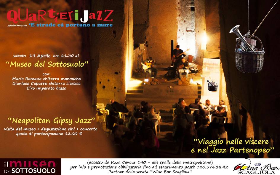Mario Romano Quartieri Jazz Trio al Museo del Sottosuolo