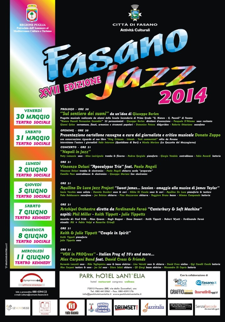 Fasano Jazz 2014 manifesto