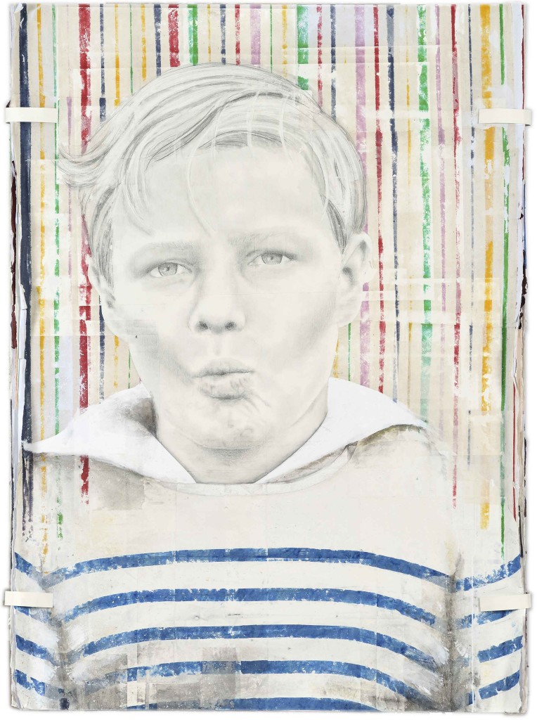 Portrait-of-Brando2016-tecnica-mista-128x125-cm